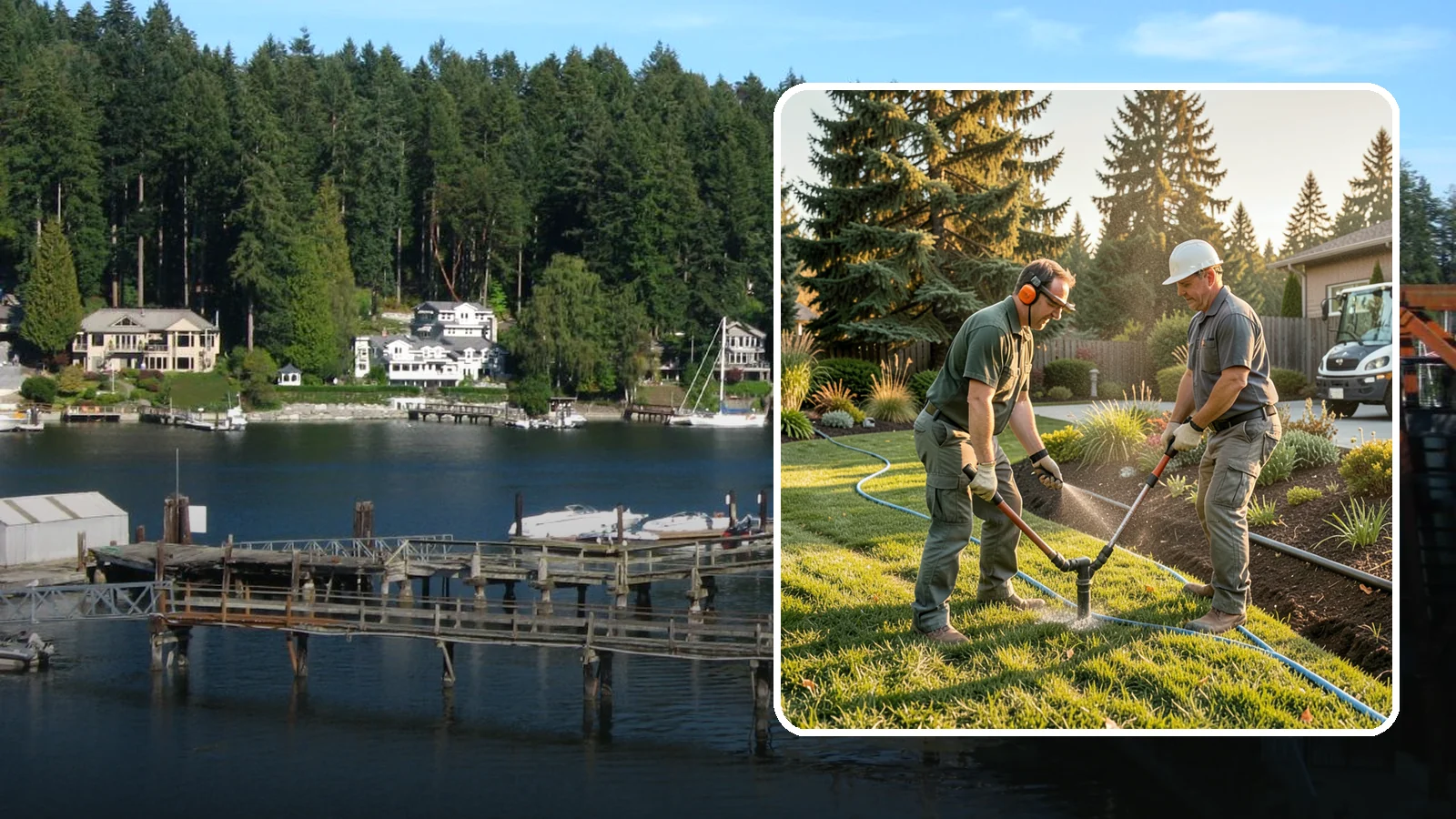 Irrigation & Maintenance in Gig Harbor, Pierce County, WA - Ongoing irrigation maintenance that keeps your system efficient, leak-free, and watering evenly all season.