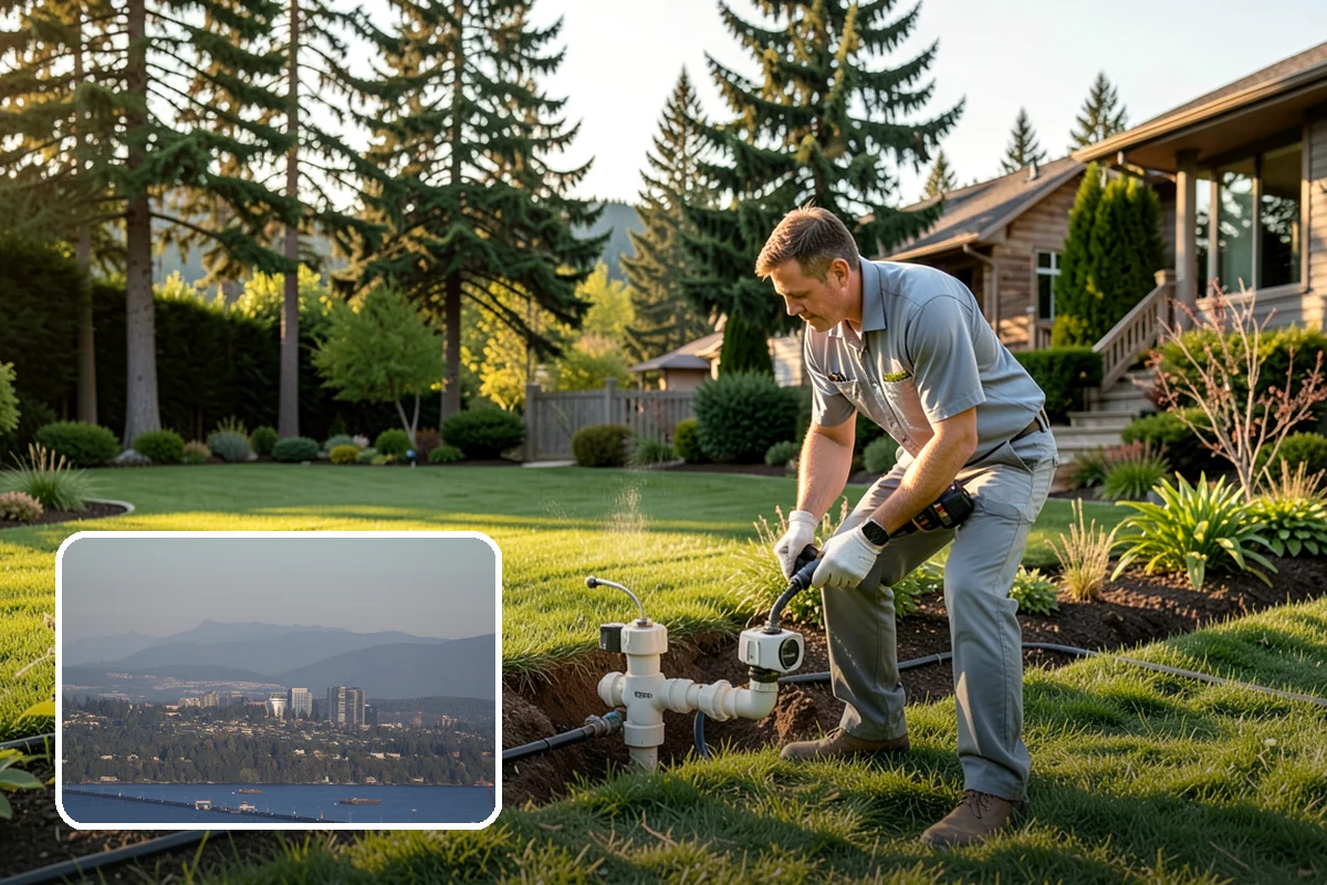 Irrigation & Maintenance in Medina, King County, WA - Even coverage maintained all season