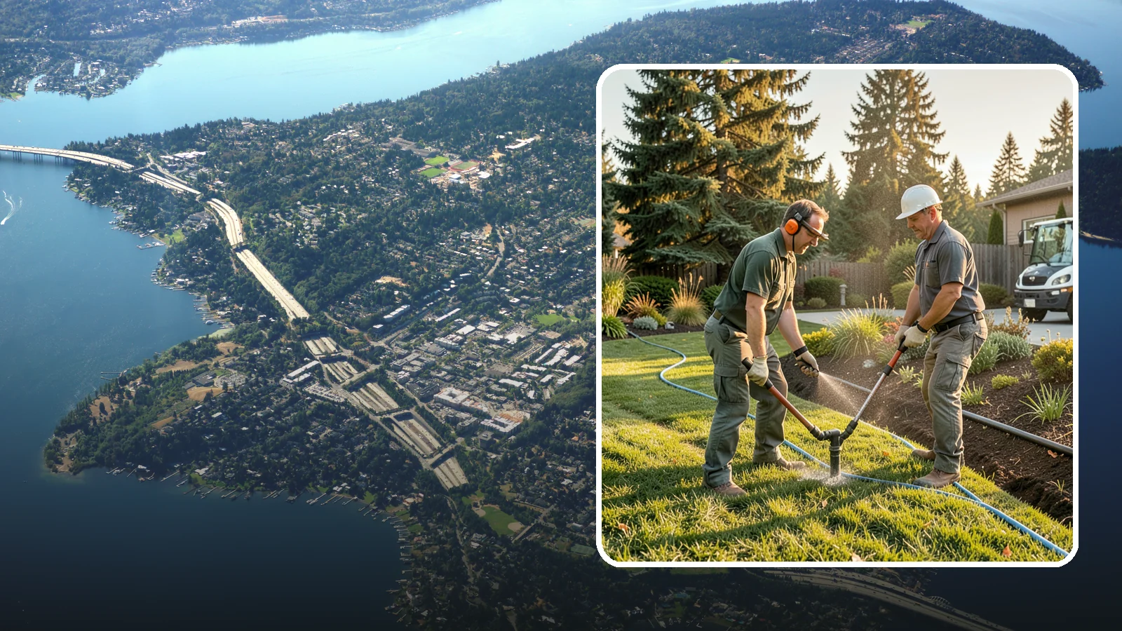 Irrigation & Maintenance in Mercer Island, King County, WA - Ongoing irrigation maintenance that keeps your system efficient, leak-free, and watering evenly all season.
