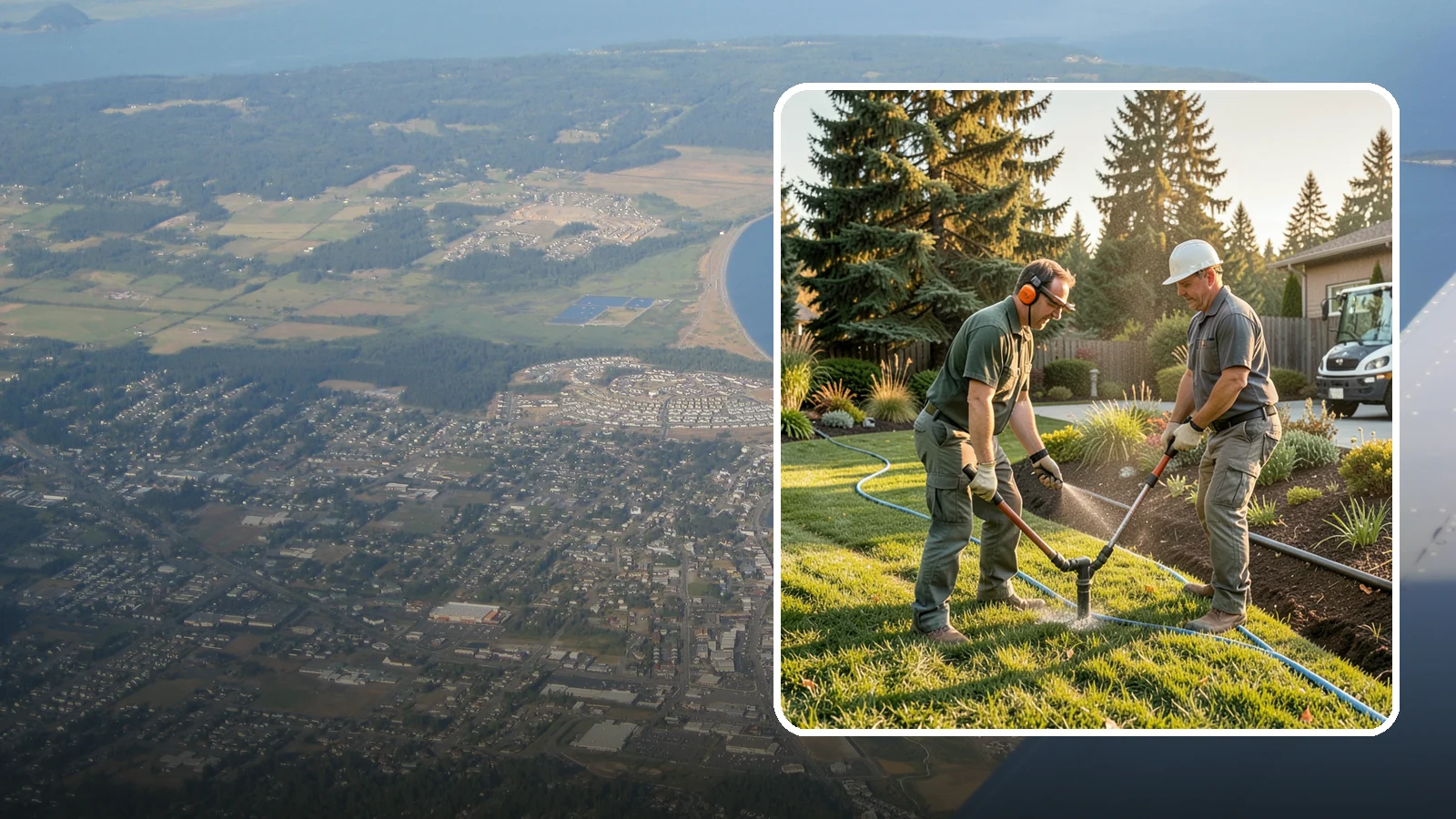 Irrigation & Maintenance in Oak Harbor, Island County, WA - Ongoing irrigation maintenance that keeps your system efficient, leak-free, and watering evenly all season.