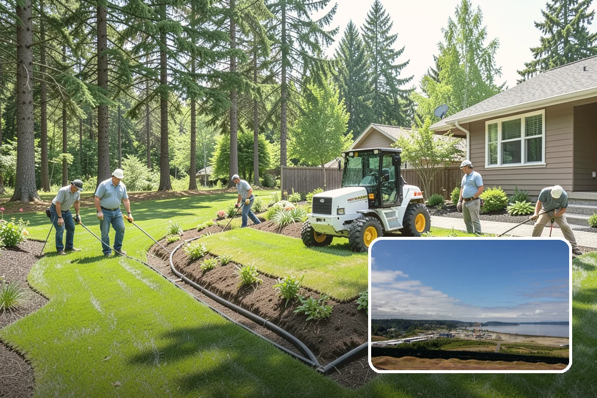 Irrigation & Maintenance in University Place, Pierce County, WA - Even coverage maintained all season