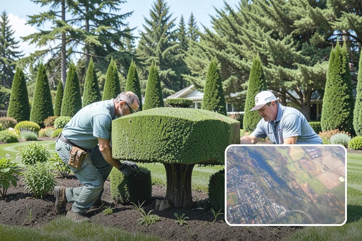 Irrigation System Design in Algona, King County, WA - Zones mapped by plant type and sun