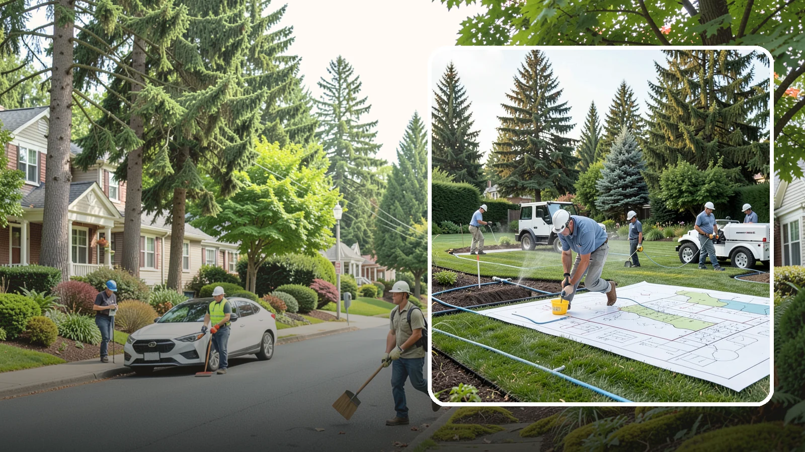 Irrigation System Design in Beaux Arts Village, King County, WA - Custom irrigation design that maps zones, coverage, and hydraulics for efficient, even watering.