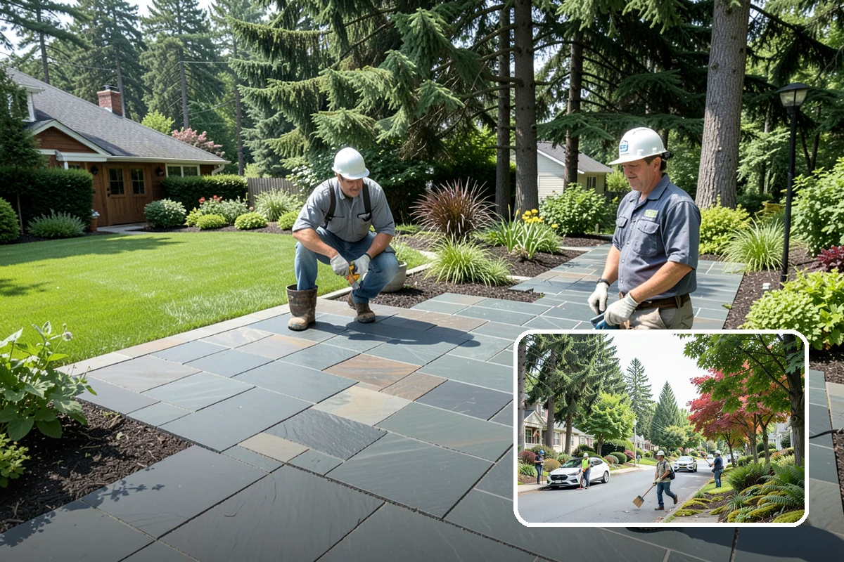 Irrigation System Design in Beaux Arts Village, King County, WA - Zones mapped by plant type and sun