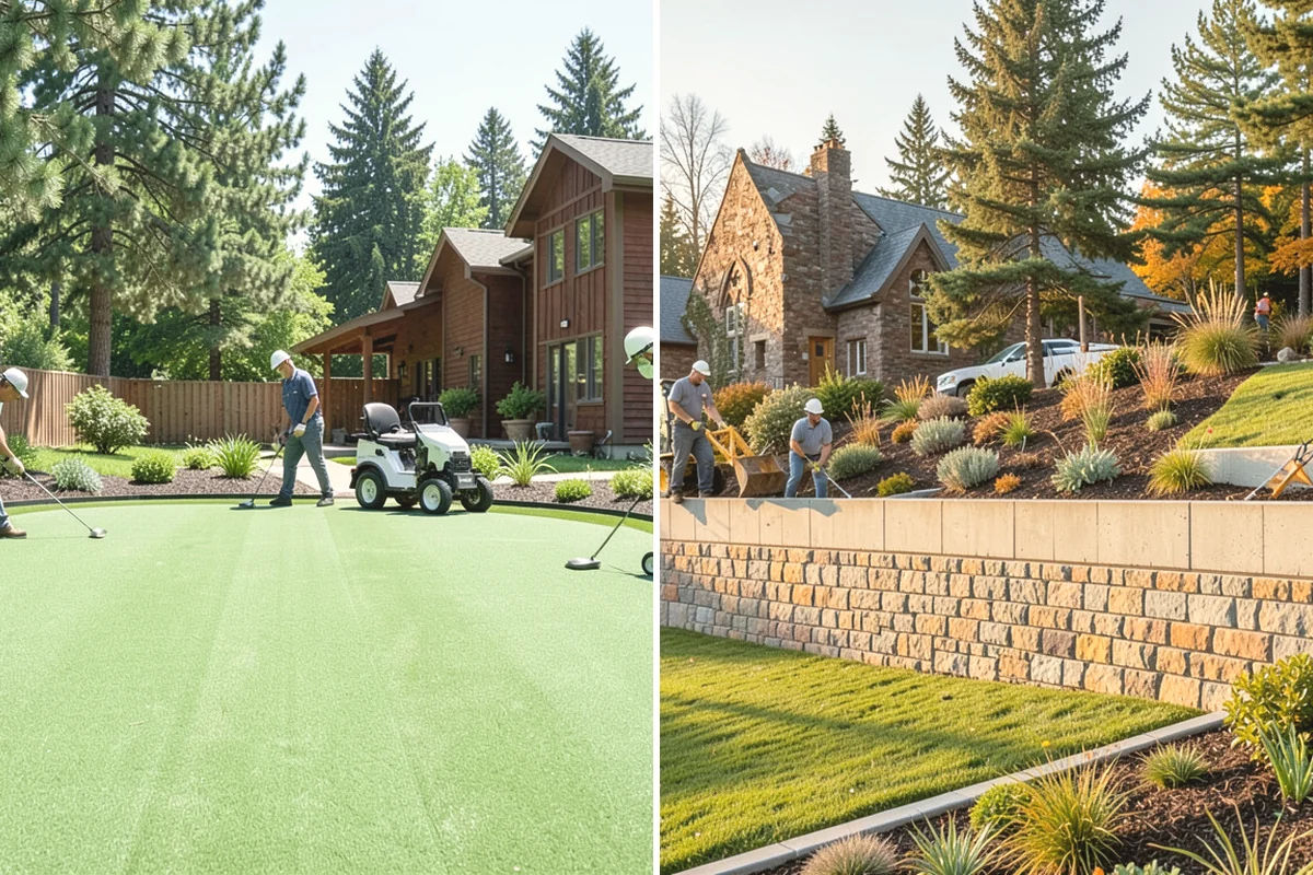 Irrigation System Design in Black Diamond, King County, WA - Survey the property and water source