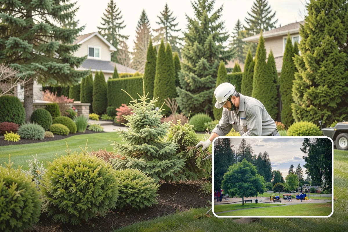 Irrigation System Design in Bonney Lake, Pierce County, WA - Zones mapped by plant type and sun
