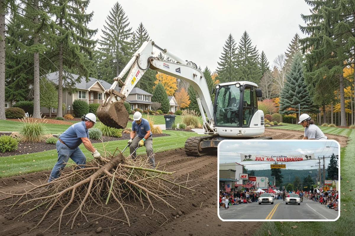 Irrigation System Design in Carnation, King County, WA - Zones mapped by plant type and sun