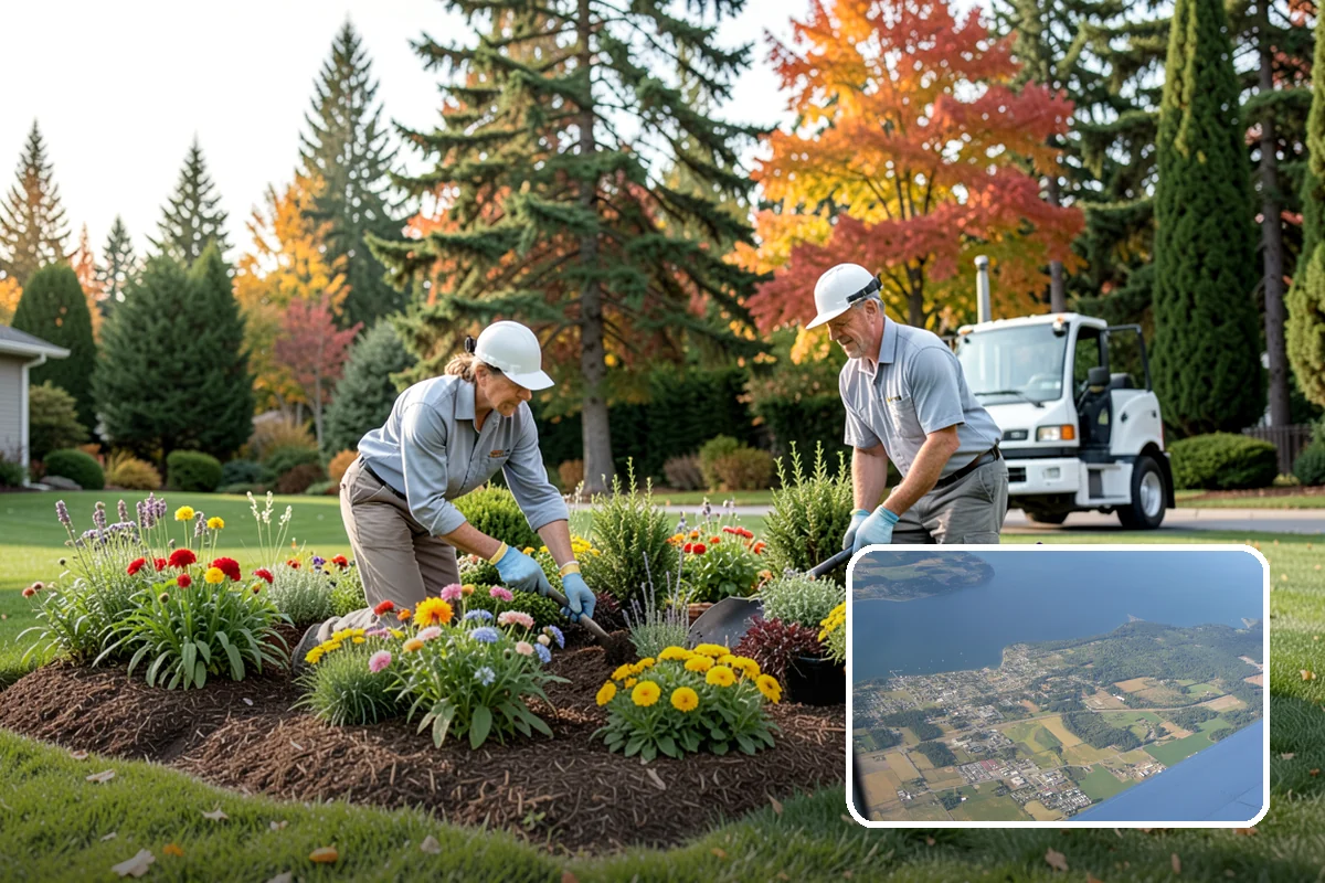 Irrigation System Design in Coupeville, Island County, WA - Zones mapped by plant type and sun