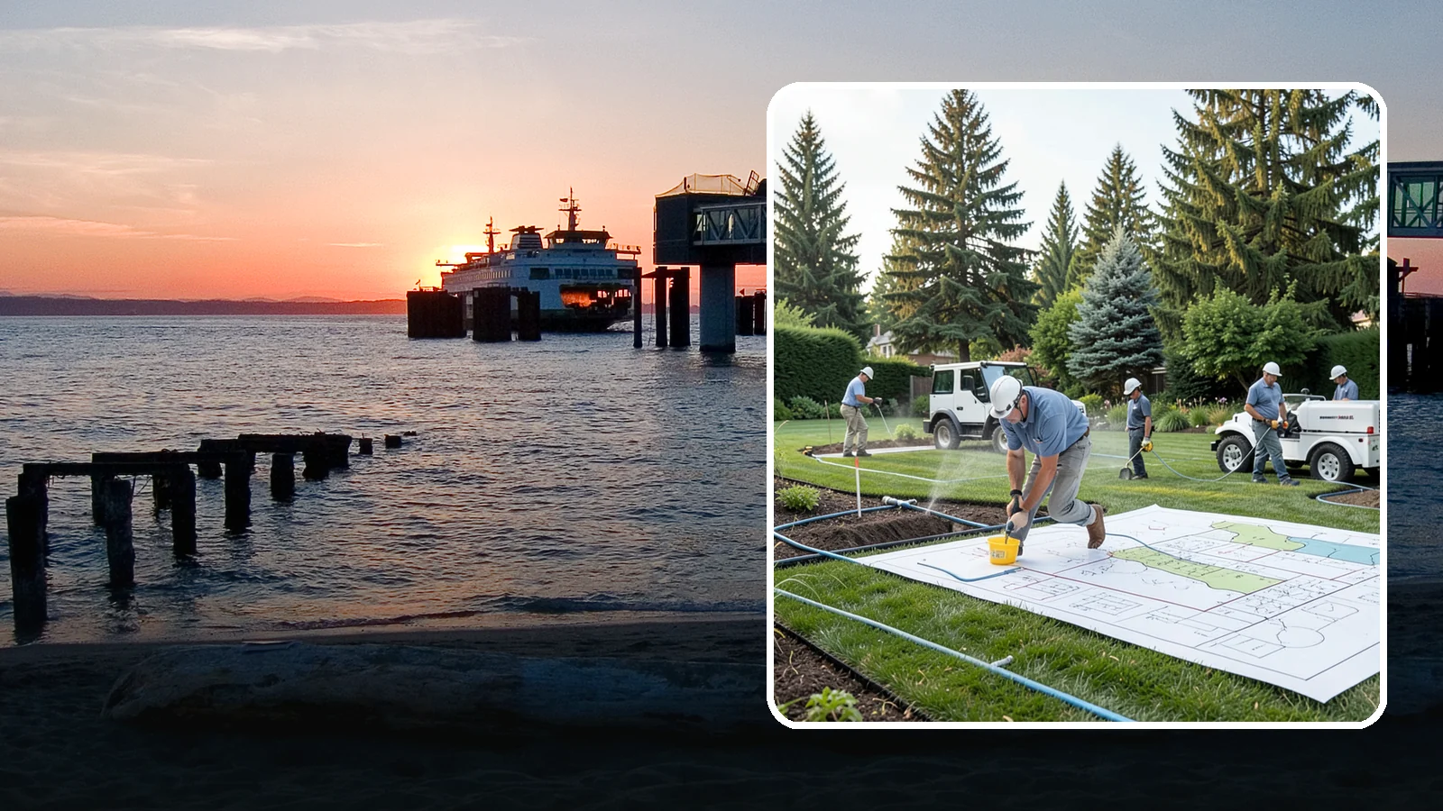 Irrigation System Design in Edmonds, Snohomish County, WA - Custom irrigation design that maps zones, coverage, and hydraulics for efficient, even watering.