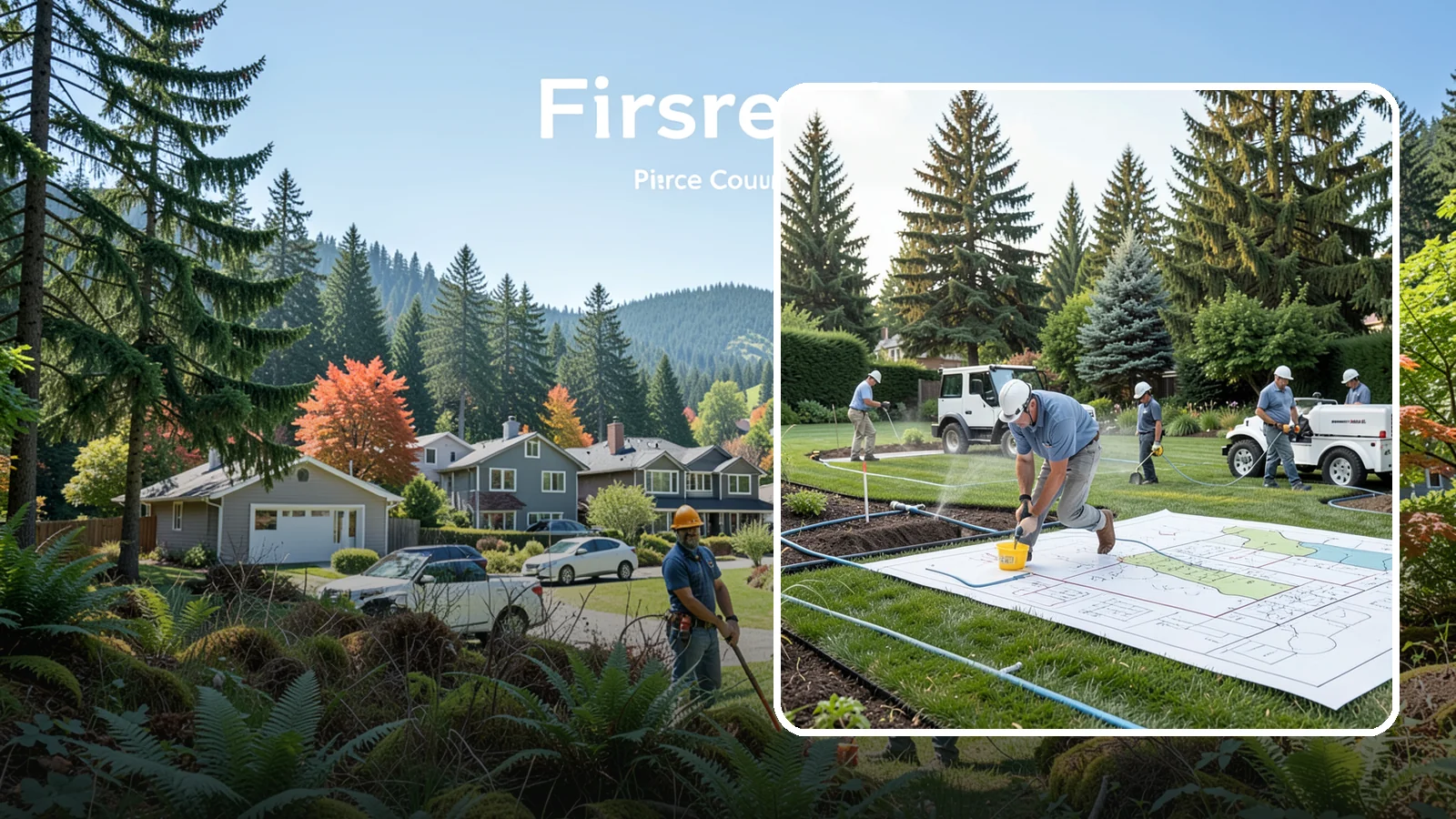 Irrigation System Design in Fircrest, Pierce County, WA - Custom irrigation design that maps zones, coverage, and hydraulics for efficient, even watering.