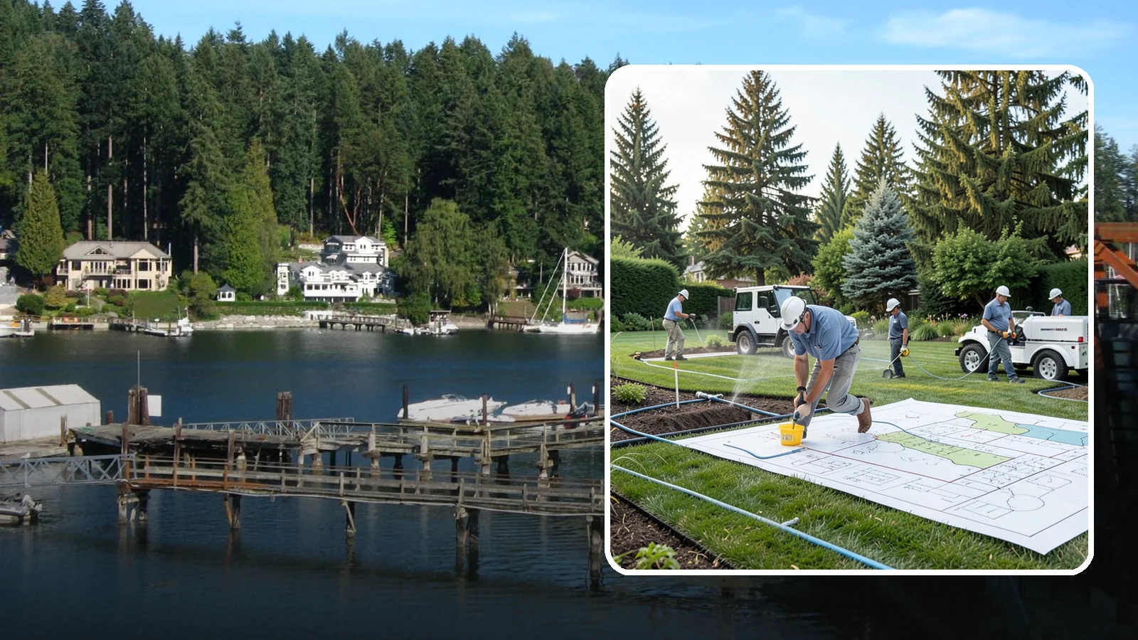 Irrigation System Design in Gig Harbor, Pierce County, WA - Custom irrigation design that maps zones, coverage, and hydraulics for efficient, even watering.
