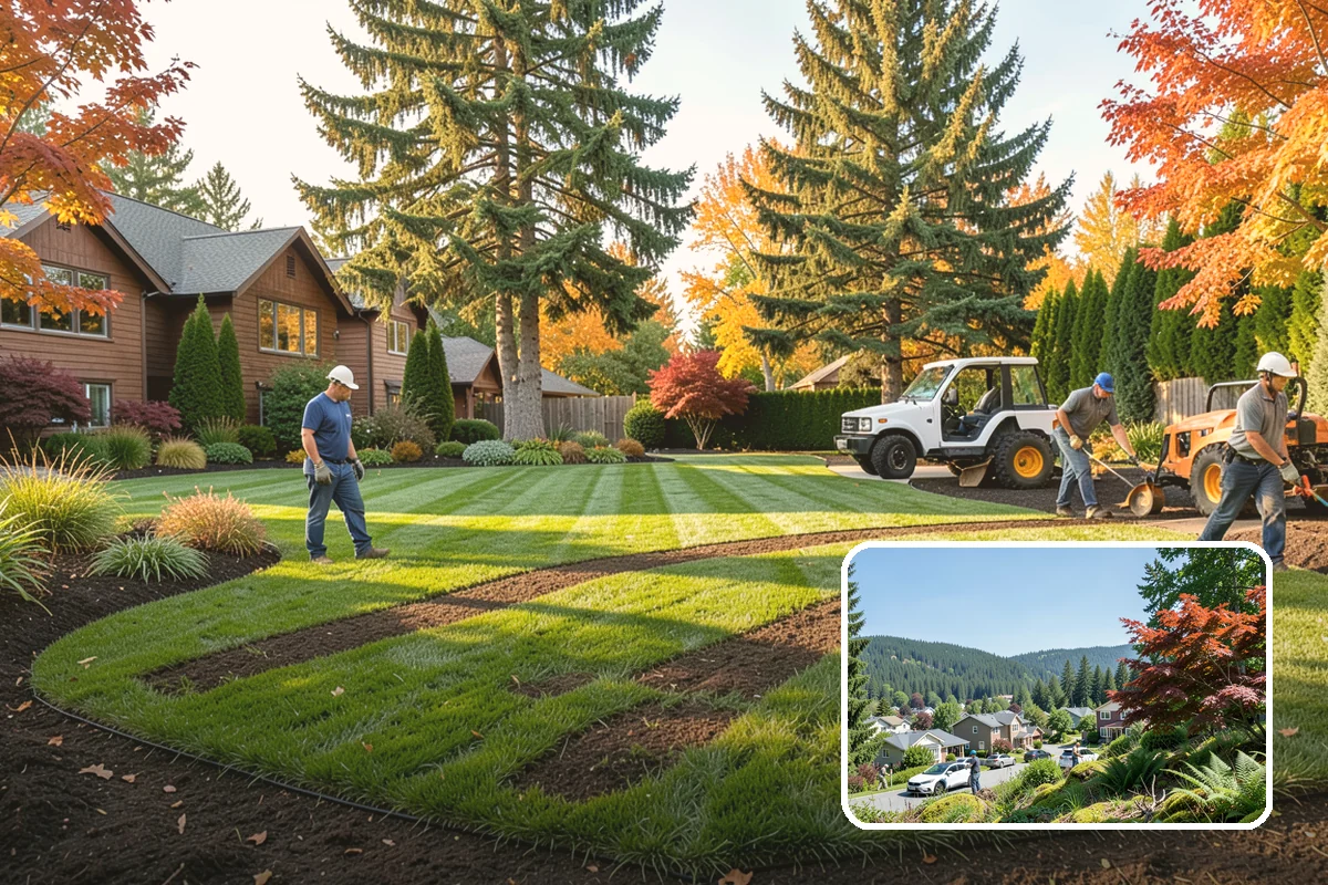 Irrigation System Design in Index, Snohomish County, WA - Zones mapped by plant type and sun