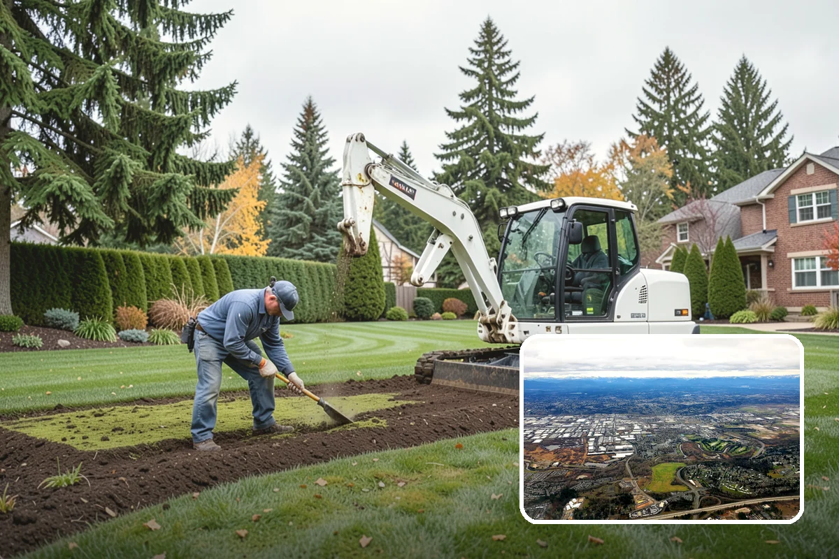 Irrigation System Design in Kent, King County, WA - Zones mapped by plant type and sun