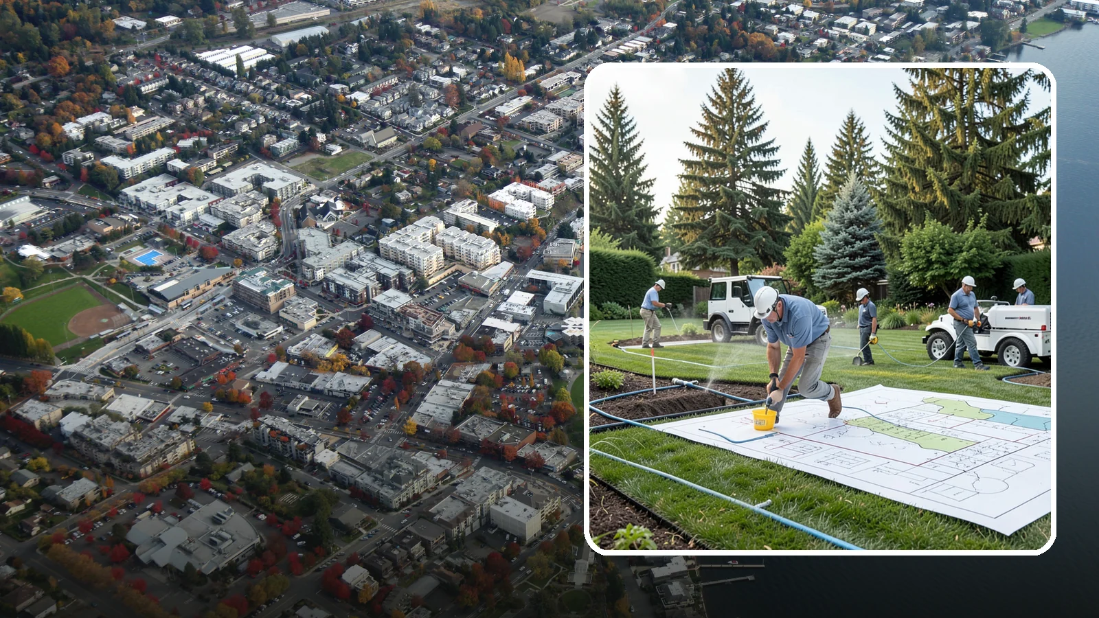 Irrigation System Design in Kirkland, King County, WA - Custom irrigation design that maps zones, coverage, and hydraulics for efficient, even watering.
