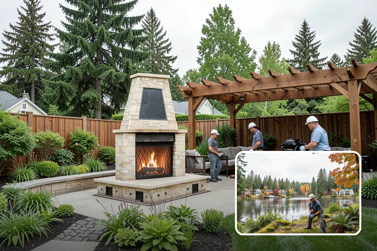 Irrigation System Design in La Conner, Skagit County, WA - Zones mapped by plant type and sun