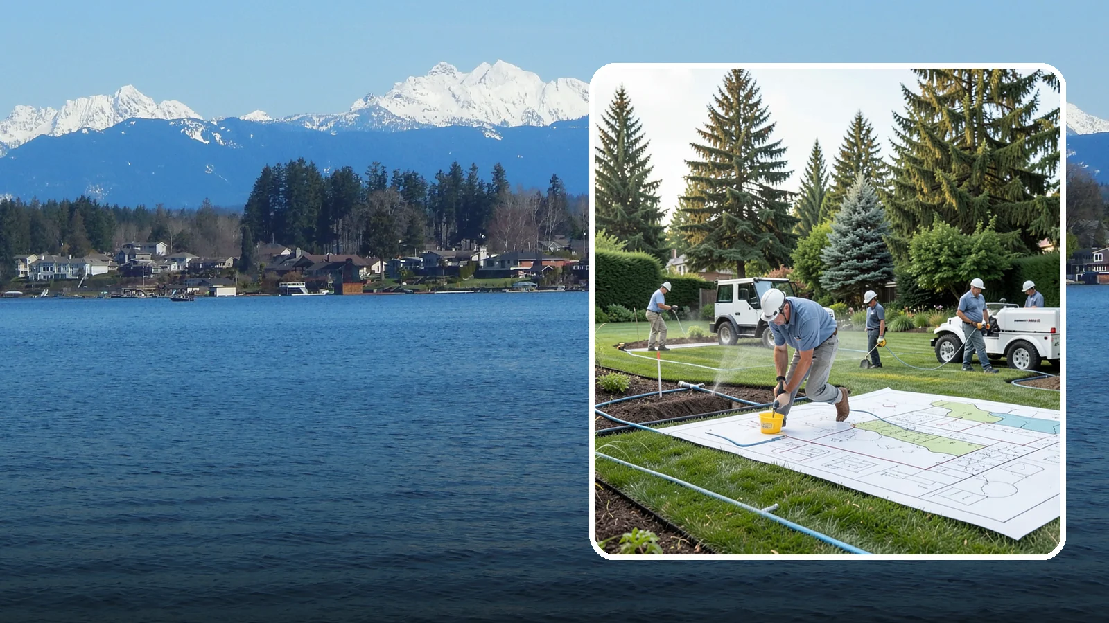 Irrigation System Design in Lake Stevens, Snohomish County, WA - Custom irrigation design that maps zones, coverage, and hydraulics for efficient, even watering.