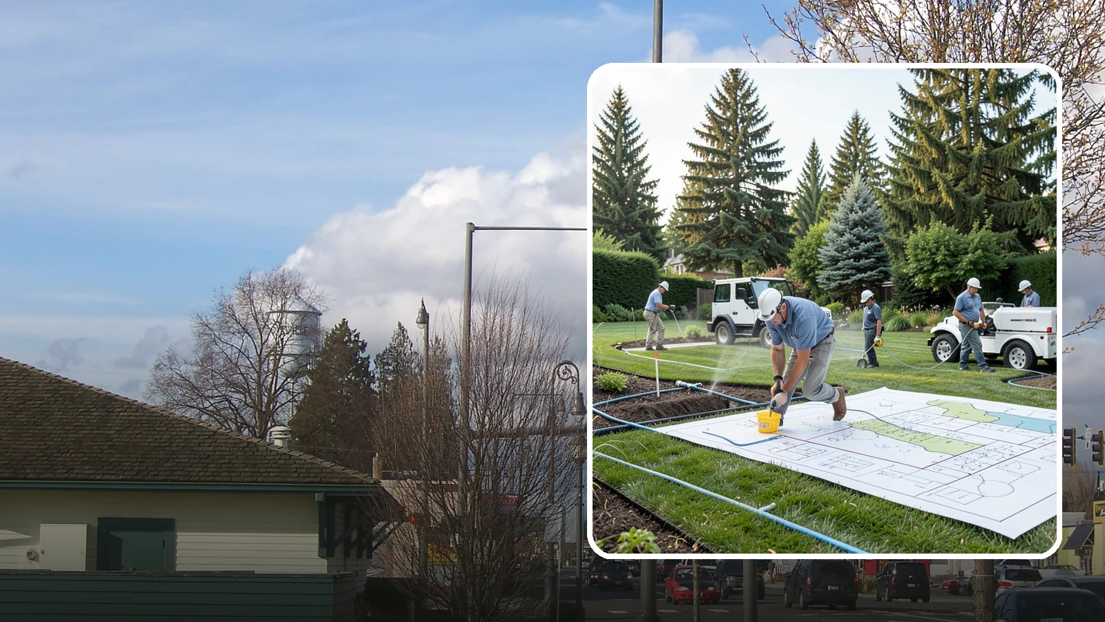 Irrigation System Design in Marysville, Snohomish County, WA - Custom irrigation design that maps zones, coverage, and hydraulics for efficient, even watering.