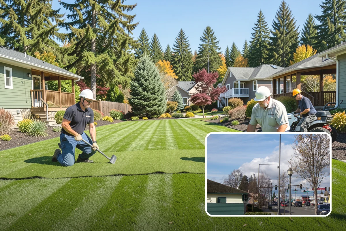 Irrigation System Design in Marysville, Snohomish County, WA - Zones mapped by plant type and sun
