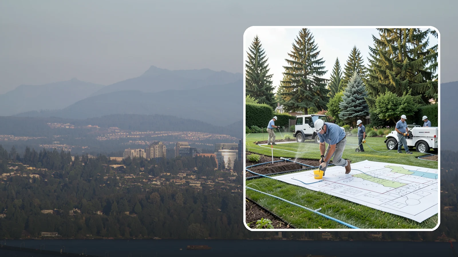 Irrigation System Design in Medina, King County, WA - Custom irrigation design that maps zones, coverage, and hydraulics for efficient, even watering.