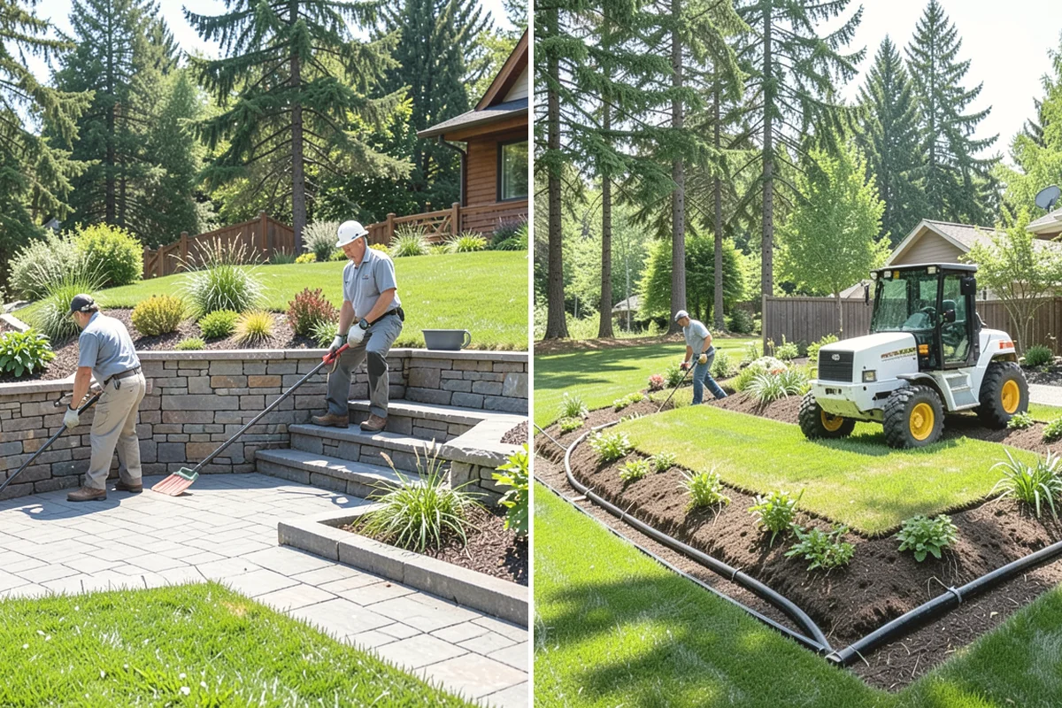 Irrigation System Design in Mercer Island, King County, WA - Survey the property and water source