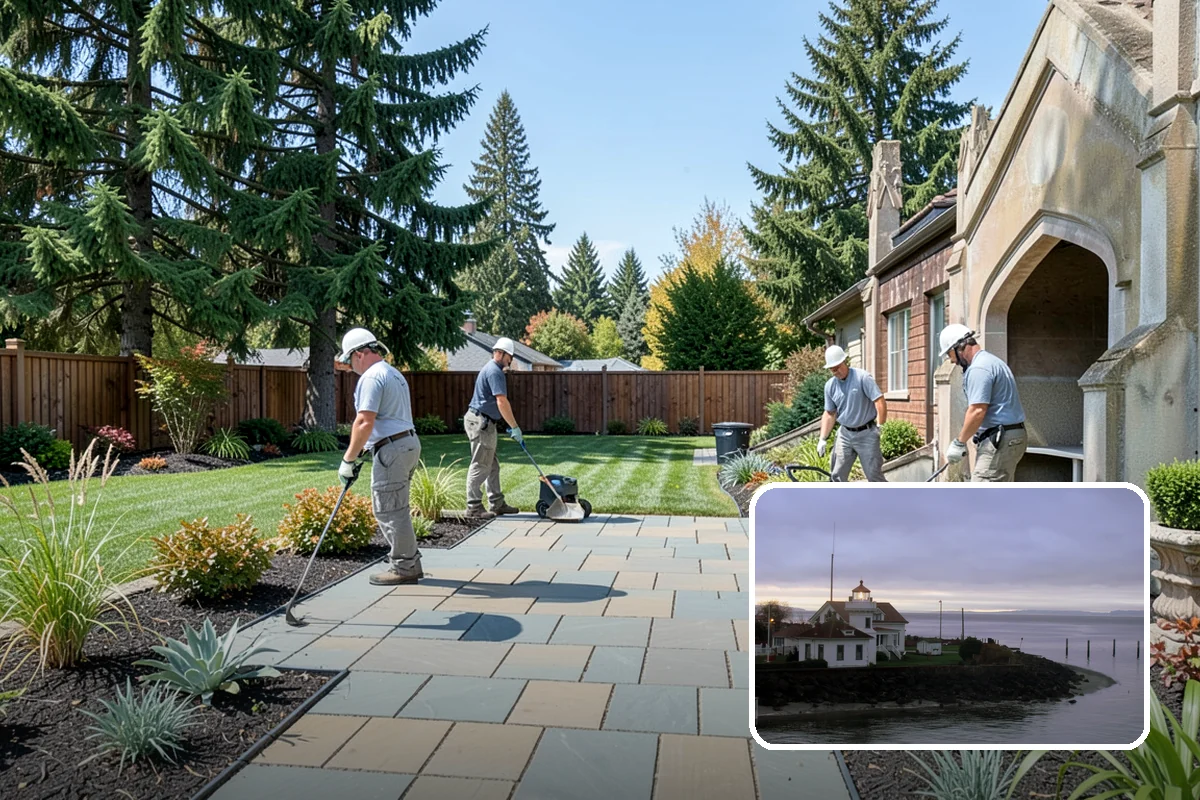 Irrigation System Design in Mukilteo, Snohomish County, WA - Zones mapped by plant type and sun