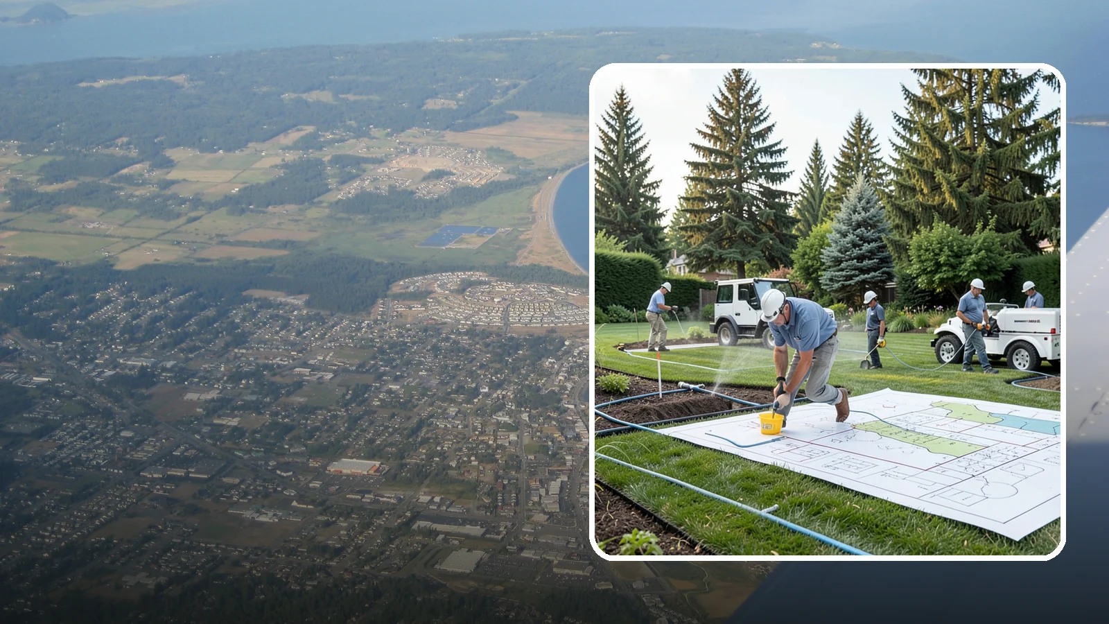 Irrigation System Design in Oak Harbor, Island County, WA - Custom irrigation design that maps zones, coverage, and hydraulics for efficient, even watering.