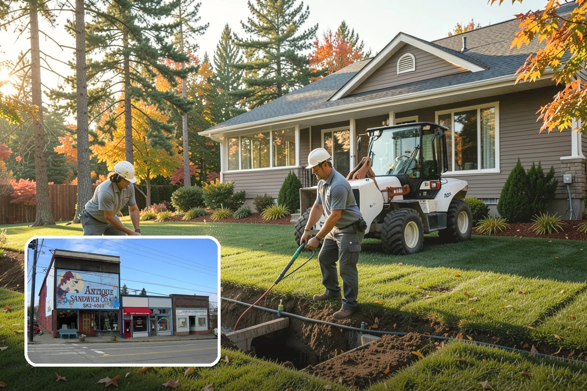 Irrigation System Design in Ruston, Pierce County, WA - Zones mapped by plant type and sun