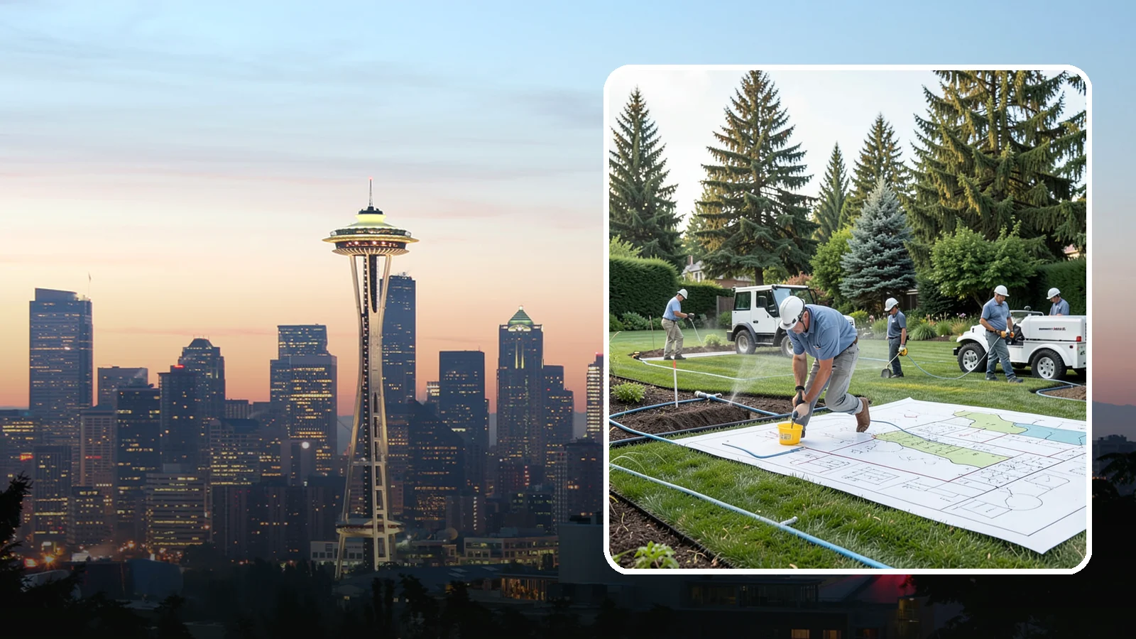 Irrigation System Design in Seattle, King County, WA - Custom irrigation design that maps zones, coverage, and hydraulics for efficient, even watering.