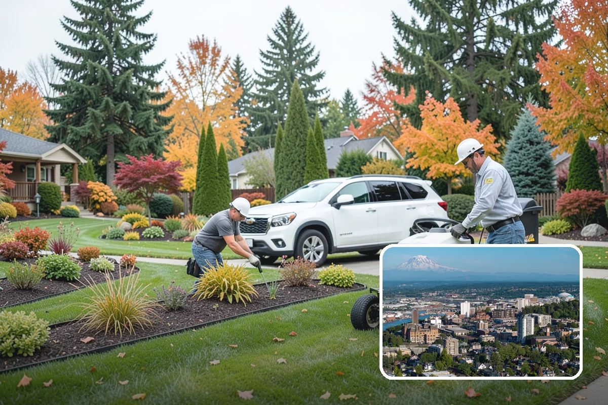 Irrigation System Design in Tacoma, Pierce County, WA - Zones mapped by plant type and sun