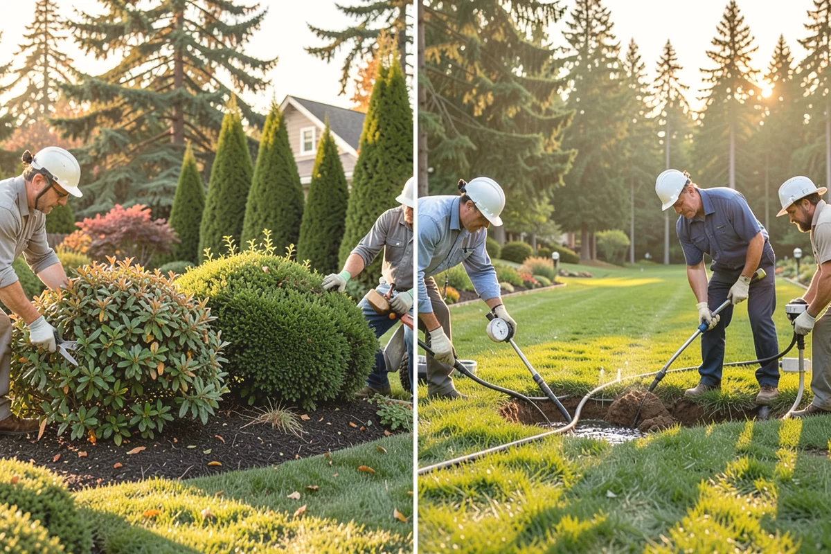 Irrigation System Design in Tacoma, Pierce County, WA - Survey the property and water source