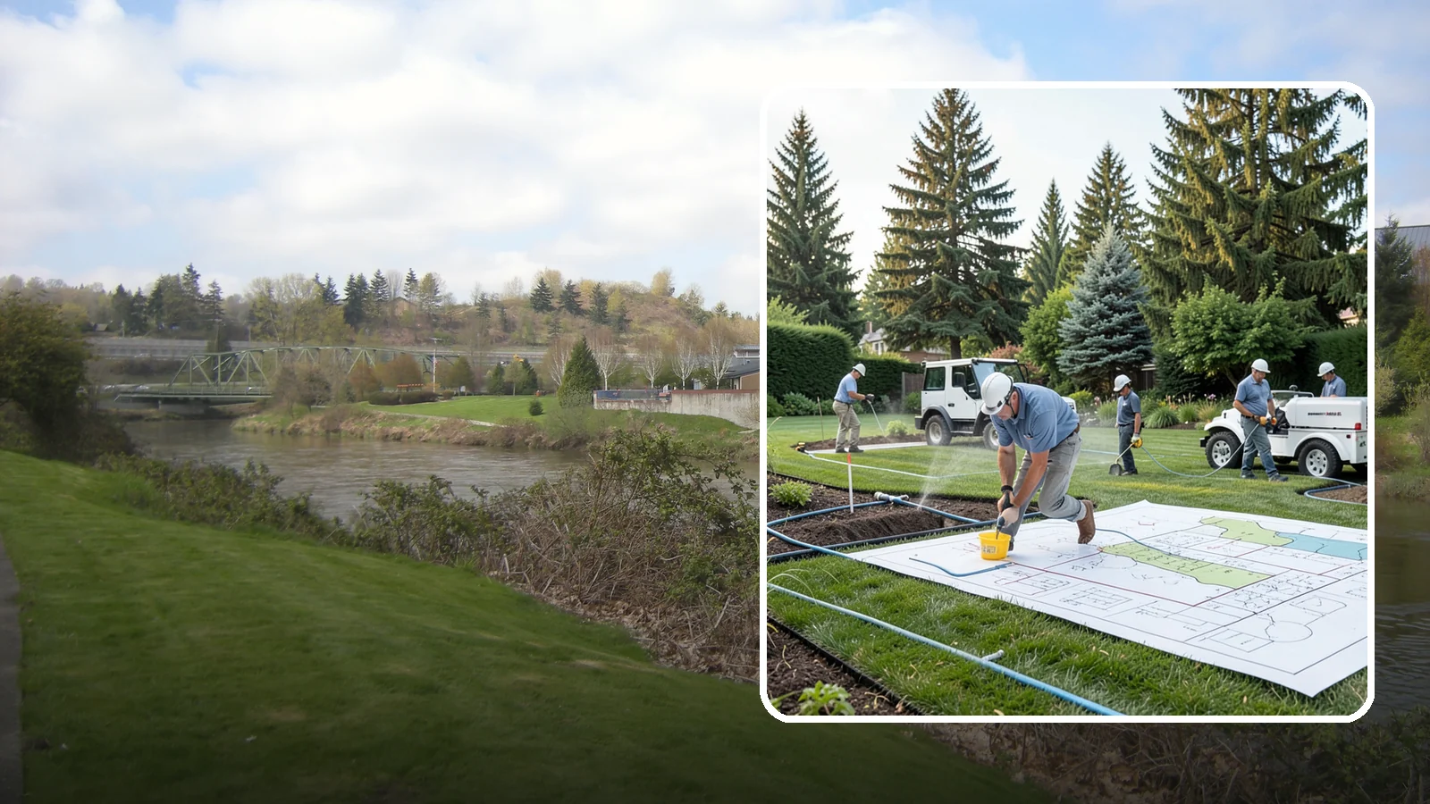 Irrigation System Design in Tukwila, King County, WA - Custom irrigation design that maps zones, coverage, and hydraulics for efficient, even watering.
