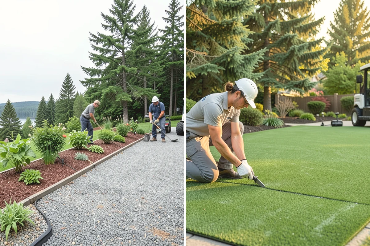 Irrigation System Design in University Place, Pierce County, WA - Survey the property and water source