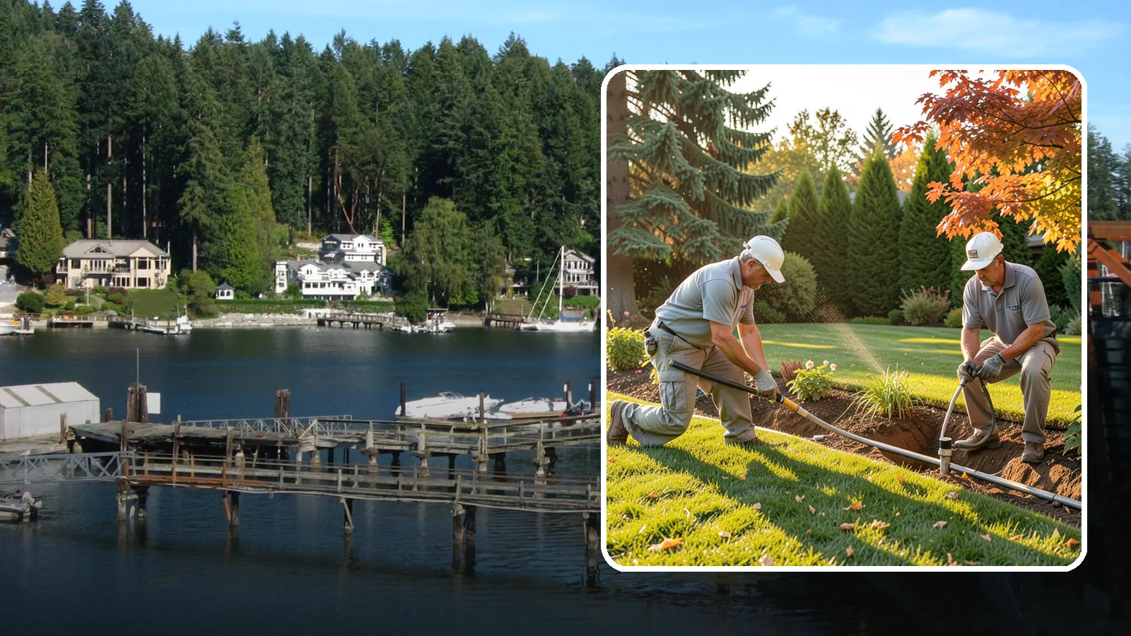 Irrigation System Upgrade in Gig Harbor, Pierce County, WA - We modernize aging sprinkler systems with smart controllers, high-efficiency heads, and drip conversions to cut water use across...