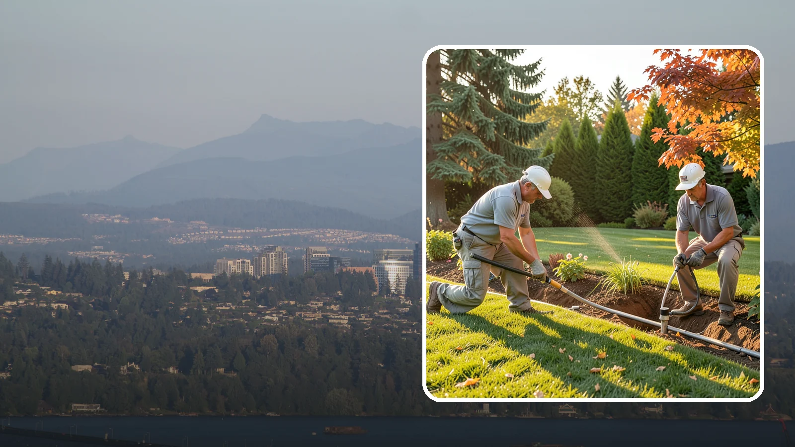 Irrigation System Upgrade in Medina, King County, WA - We modernize aging sprinkler systems with smart controllers, high-efficiency heads, and drip conversions to cut water use across...