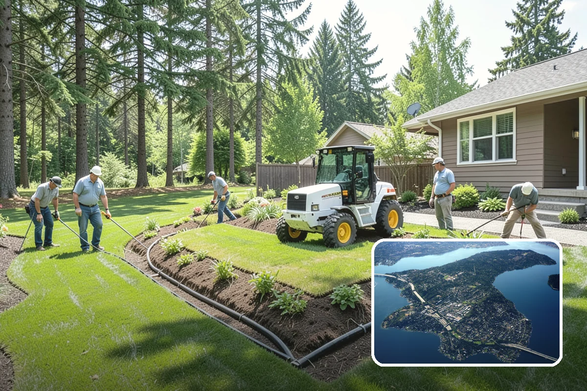 Irrigation System Upgrade in Mercer Island, King County, WA - Cuts water use with modern efficient components