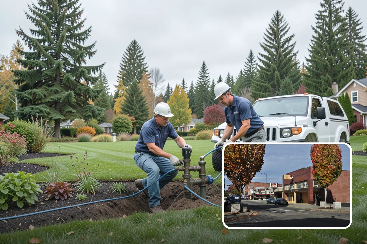 Irrigation System Upgrade in Puyallup, Pierce County, WA - Cuts water use with modern efficient components