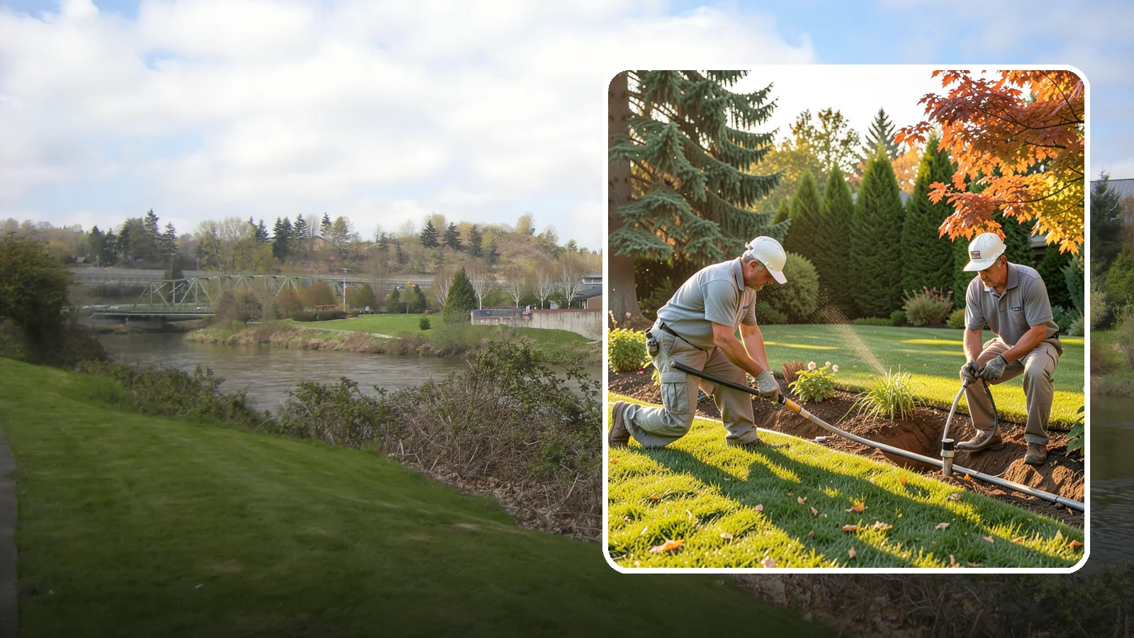 Irrigation System Upgrade in Tukwila, King County, WA - We modernize aging sprinkler systems with smart controllers, high-efficiency heads, and drip conversions to cut water use across...
