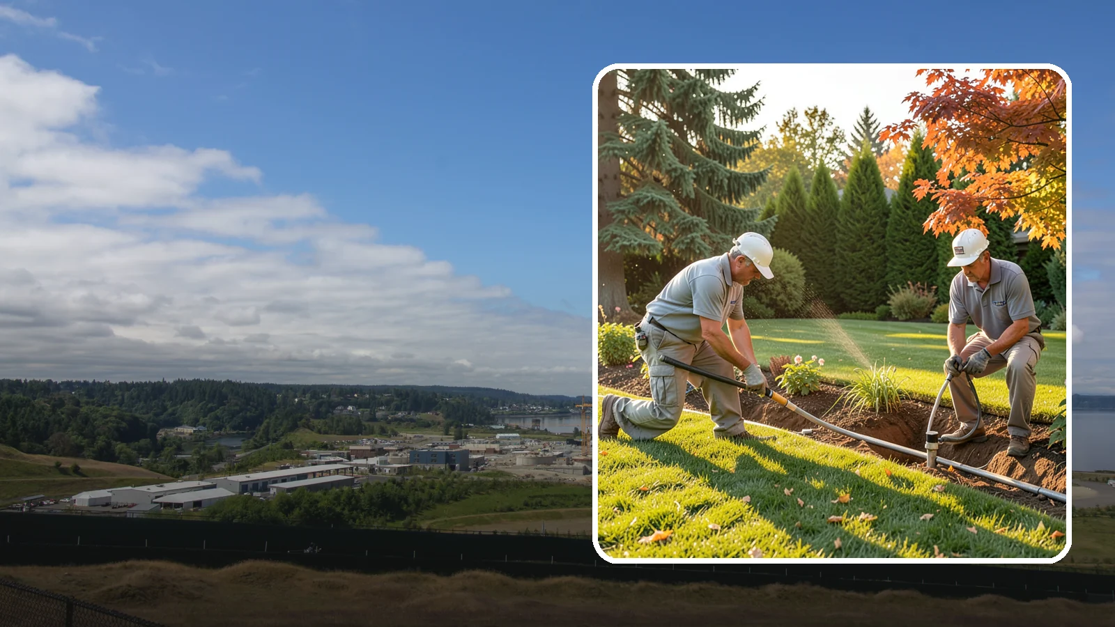 Irrigation System Upgrade in University Place, Pierce County, WA - We modernize aging sprinkler systems with smart controllers, high-efficiency heads, and drip conversions to cut water use across...