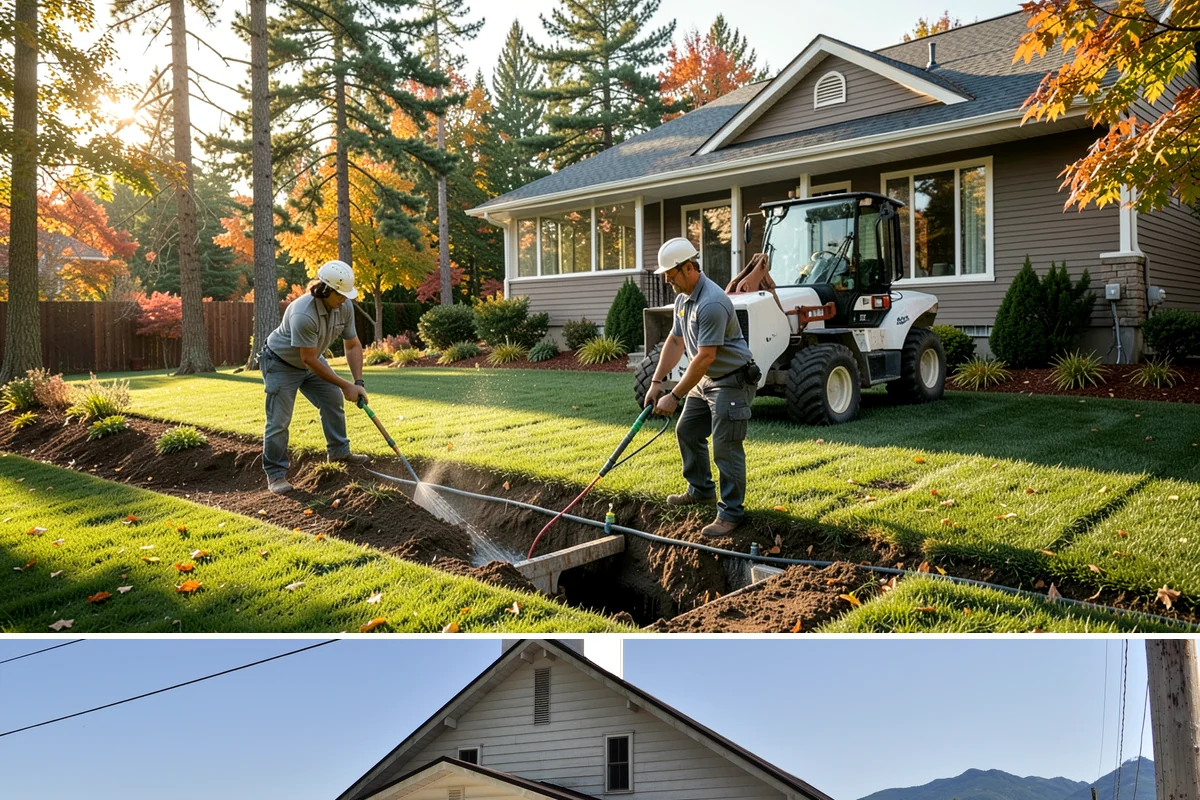 Irrigation Valve Replacement in Concrete, Skagit County, WA - Address failing valves in spring before peak watering, or in fall before winterization to avoid a stuck-open zone freezing.