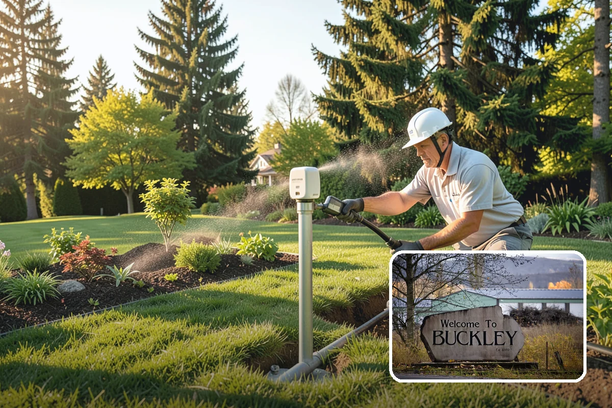 Irrigation Winterization in Buckley, Pierce County, WA - Prevents freeze-cracked pipes and heads