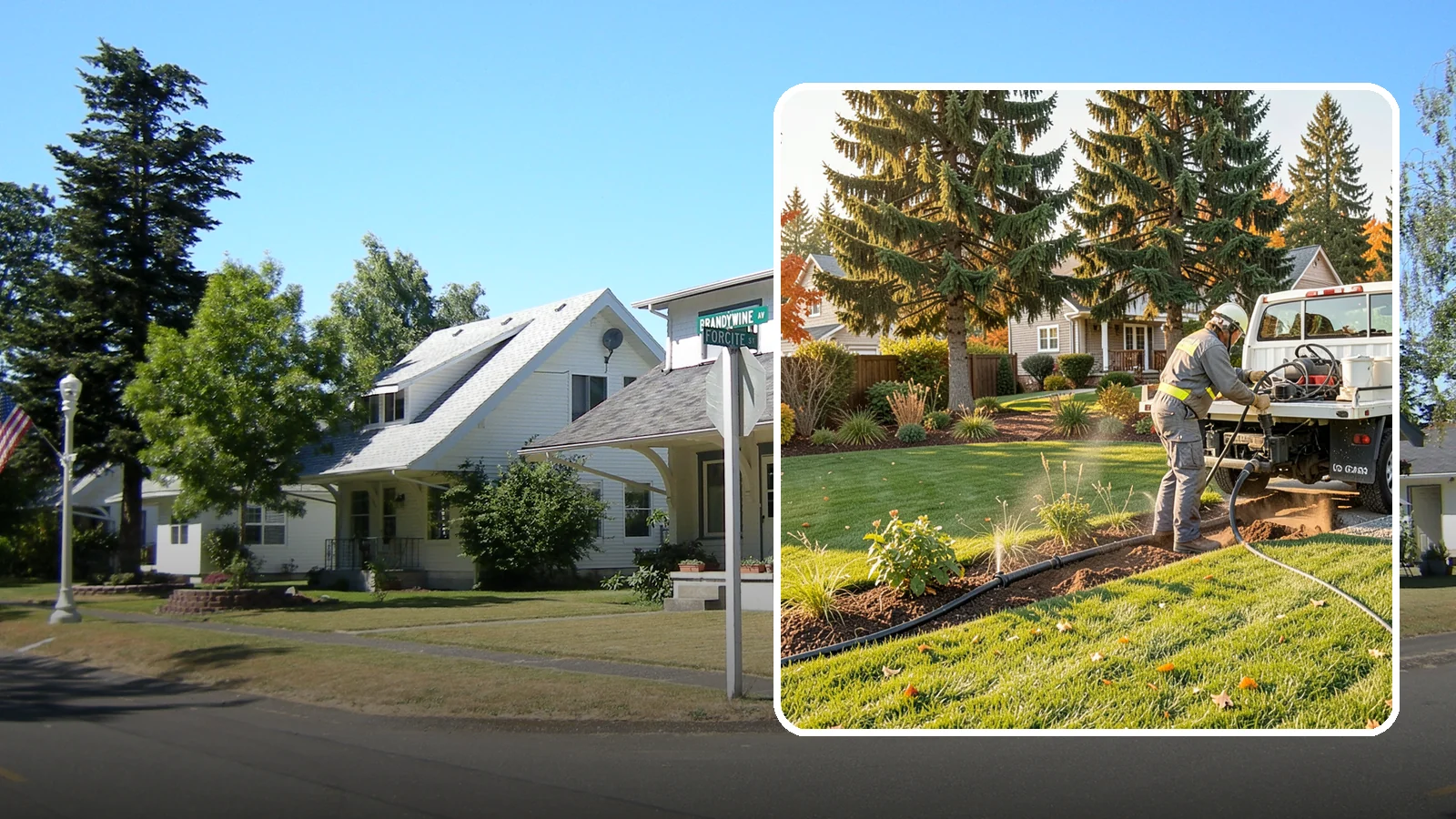 Irrigation Winterization in DuPont, Pierce County, WA - Sprinkler blowout and shutdown that clears water from lines to prevent freeze damage over winter.