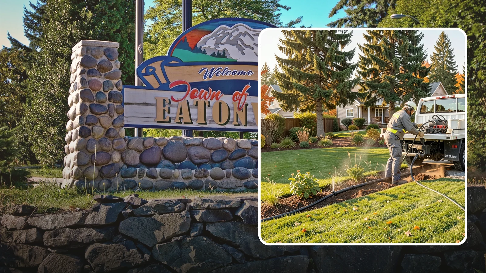 Irrigation Winterization in Eatonville, Pierce County, WA - Sprinkler blowout and shutdown that clears water from lines to prevent freeze damage over winter.