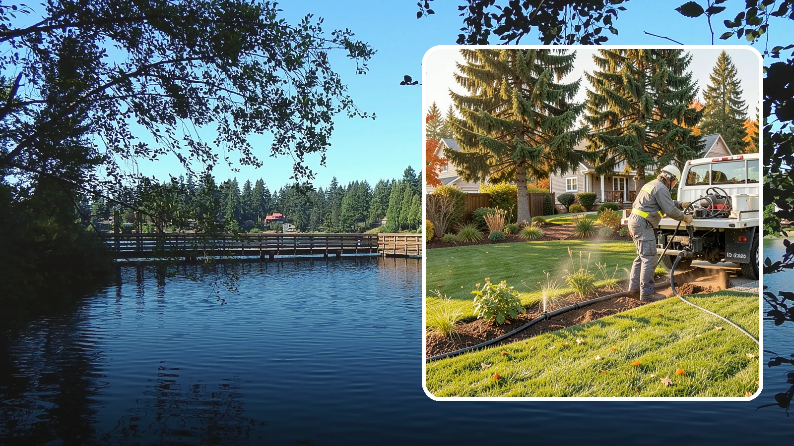 Irrigation Winterization in Federal Way, King County, WA - Sprinkler blowout and shutdown that clears water from lines to prevent freeze damage over winter.