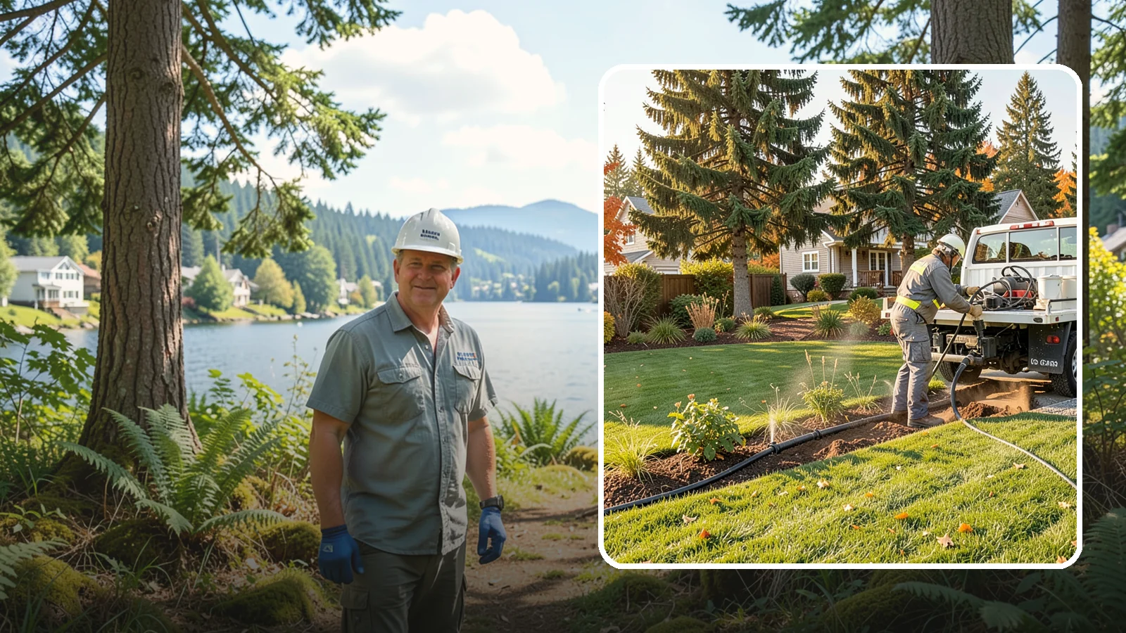 Irrigation Winterization in Milton, King County, WA - Sprinkler blowout and shutdown that clears water from lines to prevent freeze damage over winter.