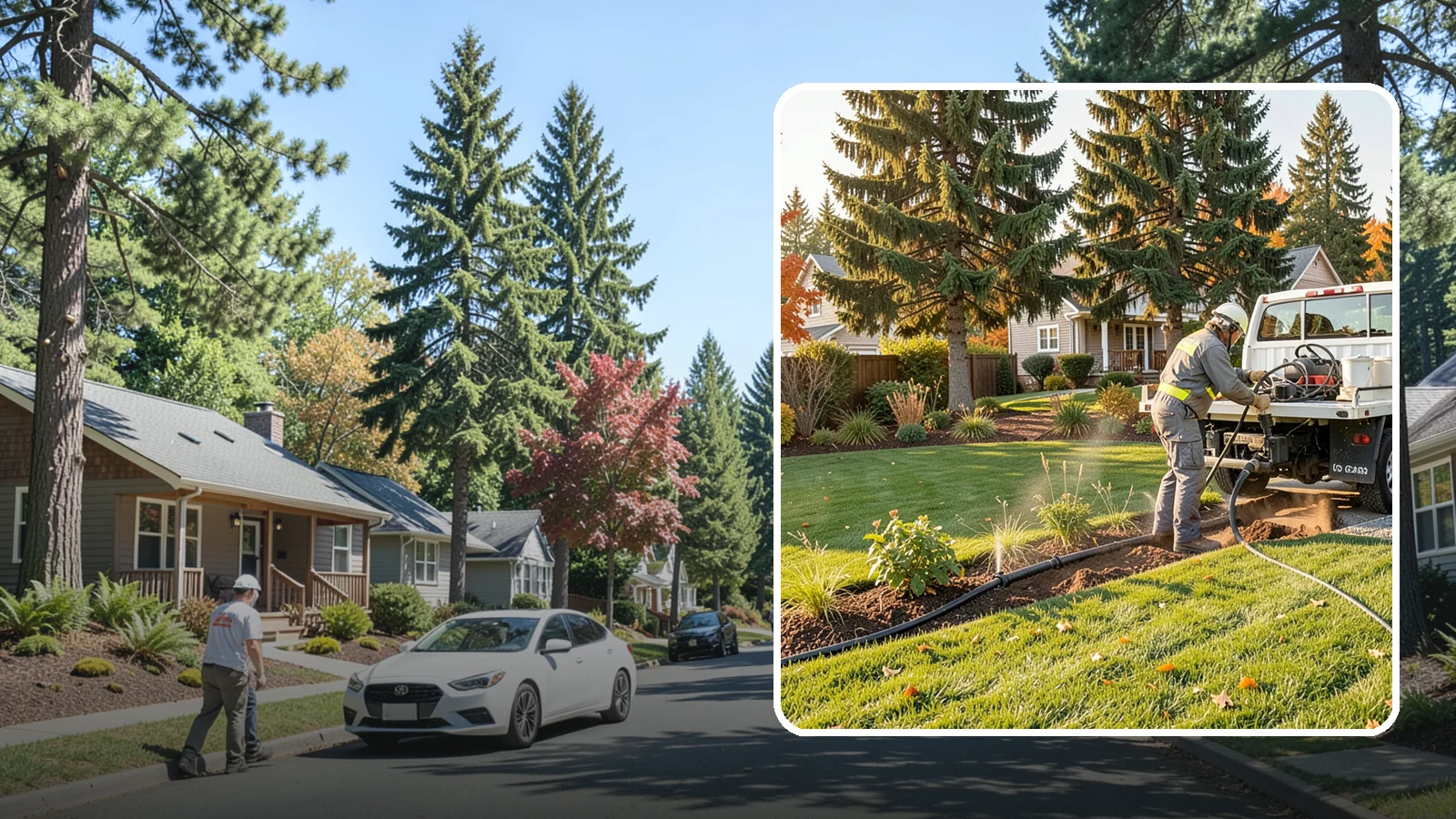 Irrigation Winterization in Orting, Pierce County, WA - Sprinkler blowout and shutdown that clears water from lines to prevent freeze damage over winter.