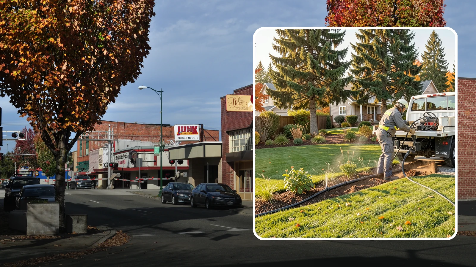 Irrigation Winterization in Puyallup, Pierce County, WA - Sprinkler blowout and shutdown that clears water from lines to prevent freeze damage over winter.