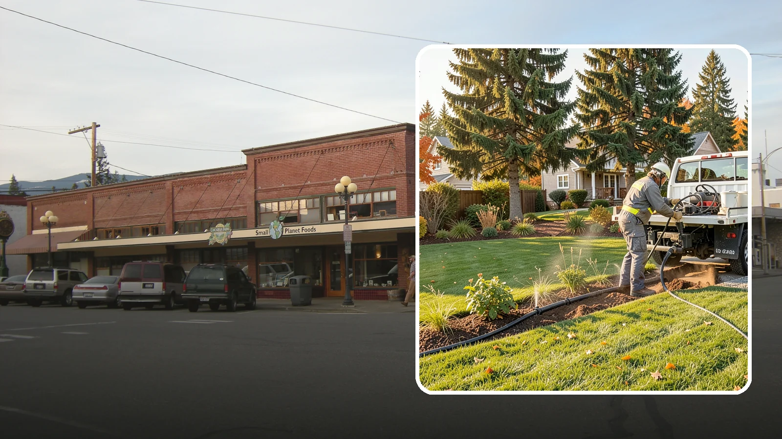 Irrigation Winterization in Sedro-Woolley, Skagit County, WA - Sprinkler blowout and shutdown that clears water from lines to prevent freeze damage over winter.