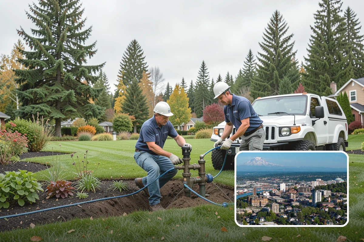 Irrigation Winterization in Tacoma, Pierce County, WA - Prevents freeze-cracked pipes and heads