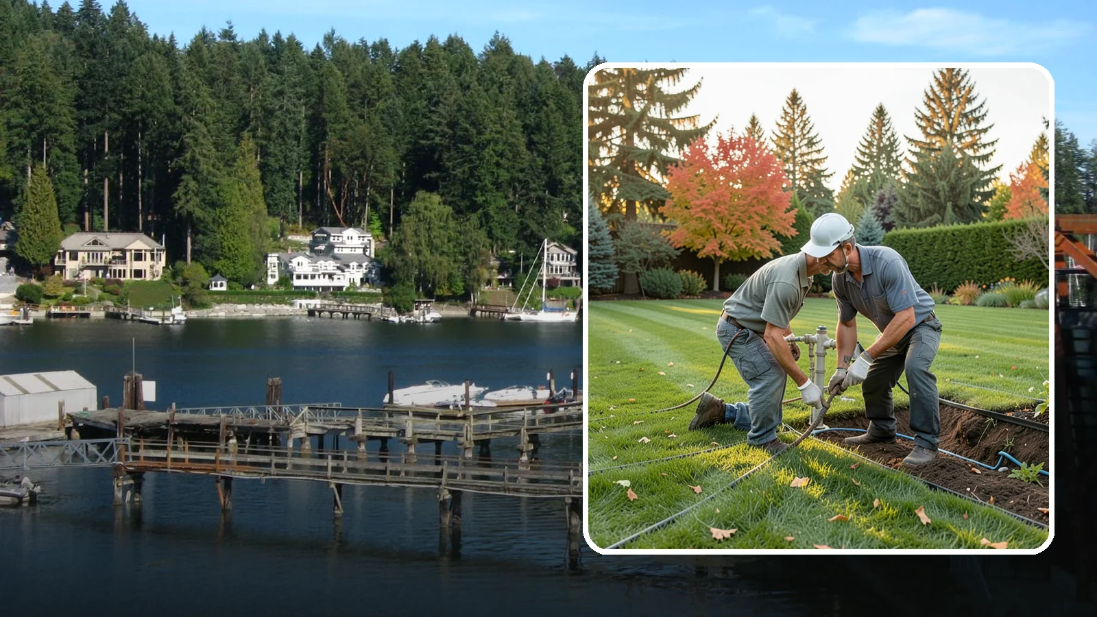 Irrigation Wire Repair in Gig Harbor, Pierce County, WA - We trace and repair broken or corroded irrigation control wires that keep valves from activating, restoring communication between...
