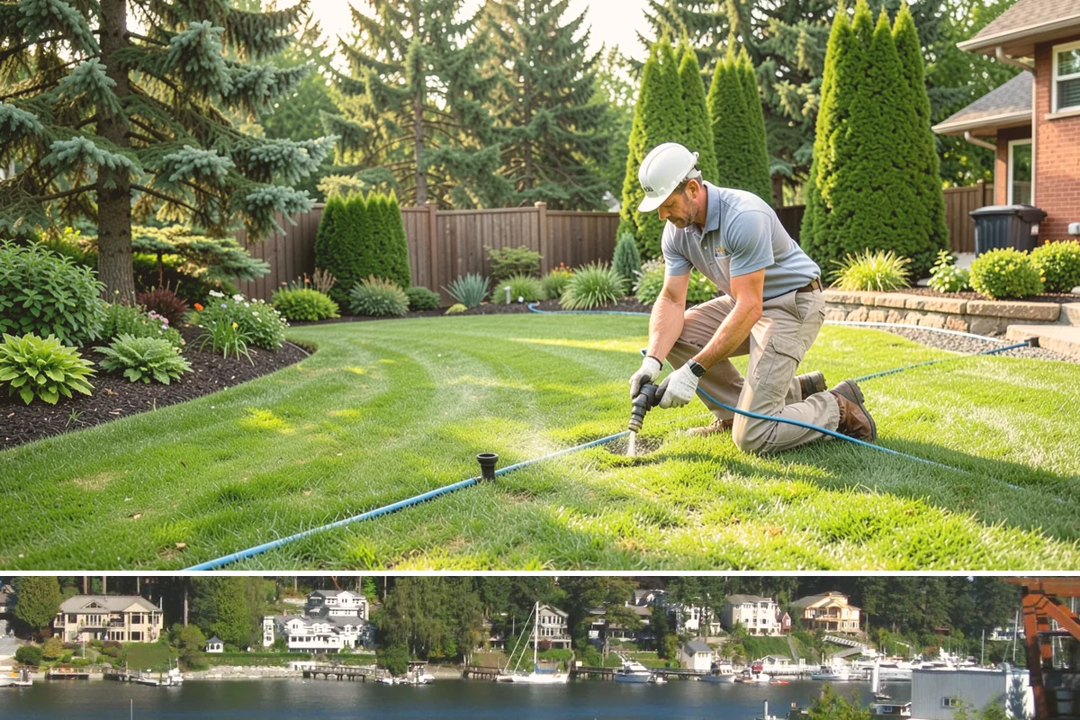 Irrigation Wire Repair in Gig Harbor, Pierce County, WA - Best in spring or early summer, and repair before winterization so every zone can be shut down properly.